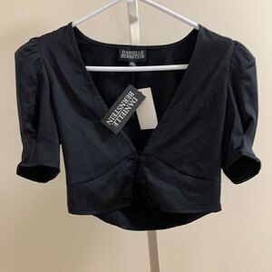 DANIELLE BERNSTEIN CROP JACKET